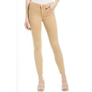 NWT AG Adriano Goldschmied Legging Ankle Super Skinny Pants Yellow Size 27